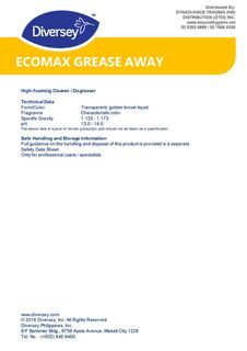 Diversey EcoMax Grease Away 5L
