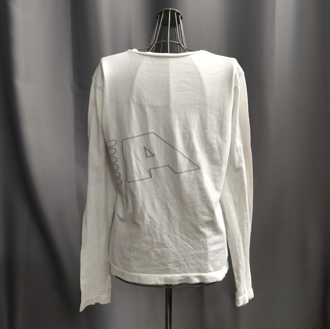 Emporio Armani Underwear White Long Sleeve T Shirt Luxury Apparel on Carousell