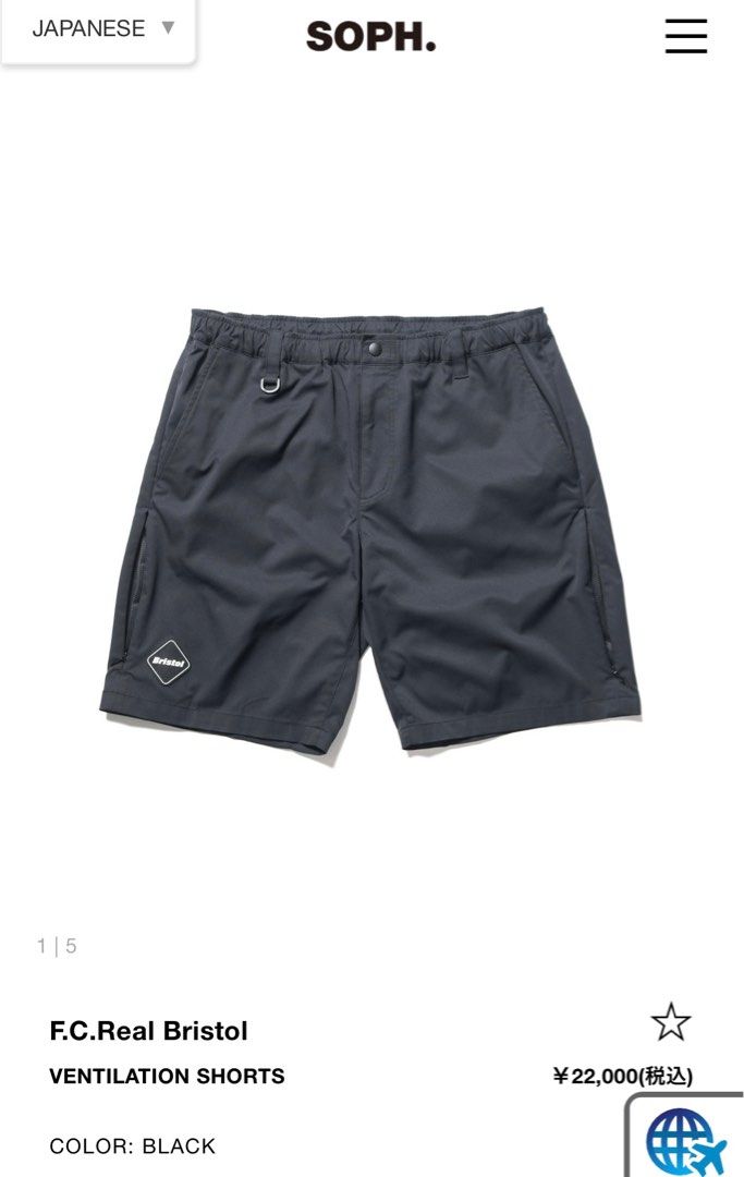 f.c.real Bristol Ventilation Shorts, 男裝, 運動服裝- Carousell