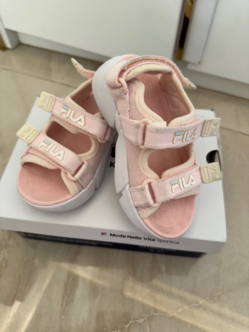 Baby fila sandals discount
