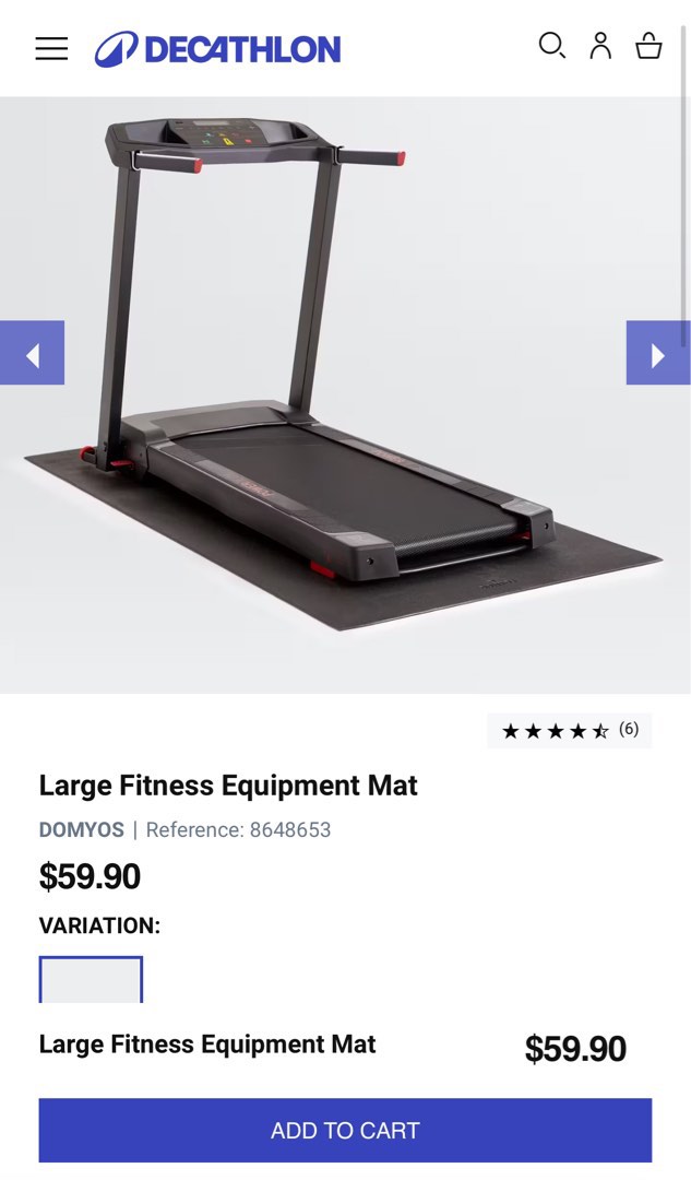 Treadmill mat decathlon outlet