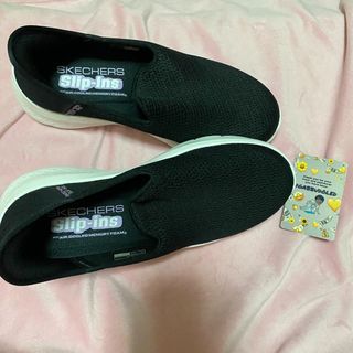 [FREE SHIPPING] Skechers Slip-Ins with Air-Cooled Memory Foam [Brand New Hands Free Black Sneaker Shoes from USA]