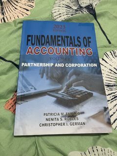 (FAR) Fundamentals of Accounting 2023 Edition by Empleo & Robles – Volume 2 Partnership and Corporation