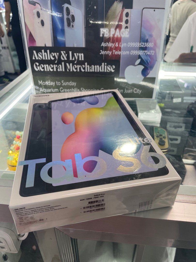 Galaxy Tab S6 Lite 128gb 4g ram (Category: Android) located in San Juan City. Submitted by AshleyandLynGeneralmerchandise (Listing ID 1301221632, Image 3). Description: We accept trade in Credit card / Home Credit Shipping Meet ups / Delivery Fb page: Ashley & Lyn.
