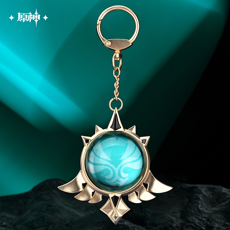 Genshin Impact Official Vision Keychain Pendant : Mondstadt / Anemo ...