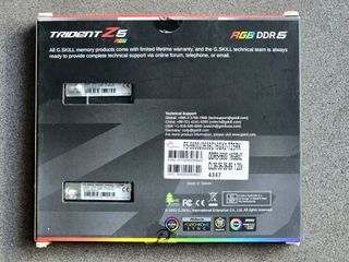 G.SKILL Trident Z5 RGB 32GB 2X16 DDR5 Desktop Memory (Black)