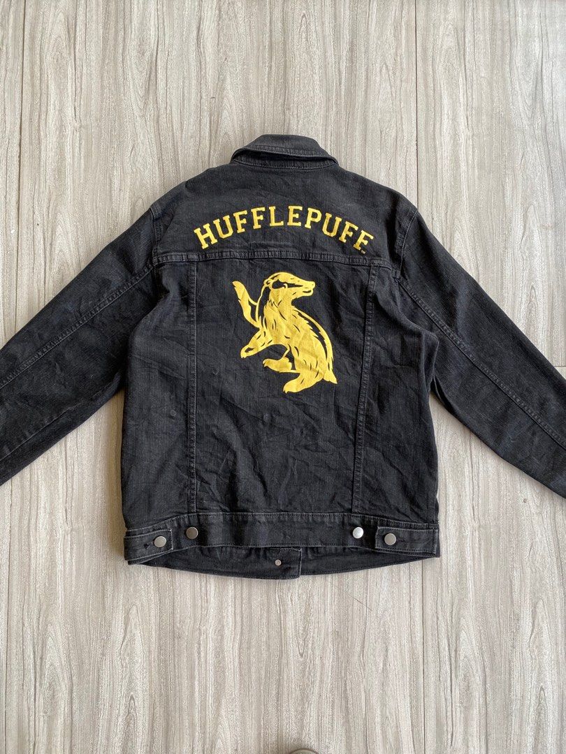 Hufflepuff denim jacket top