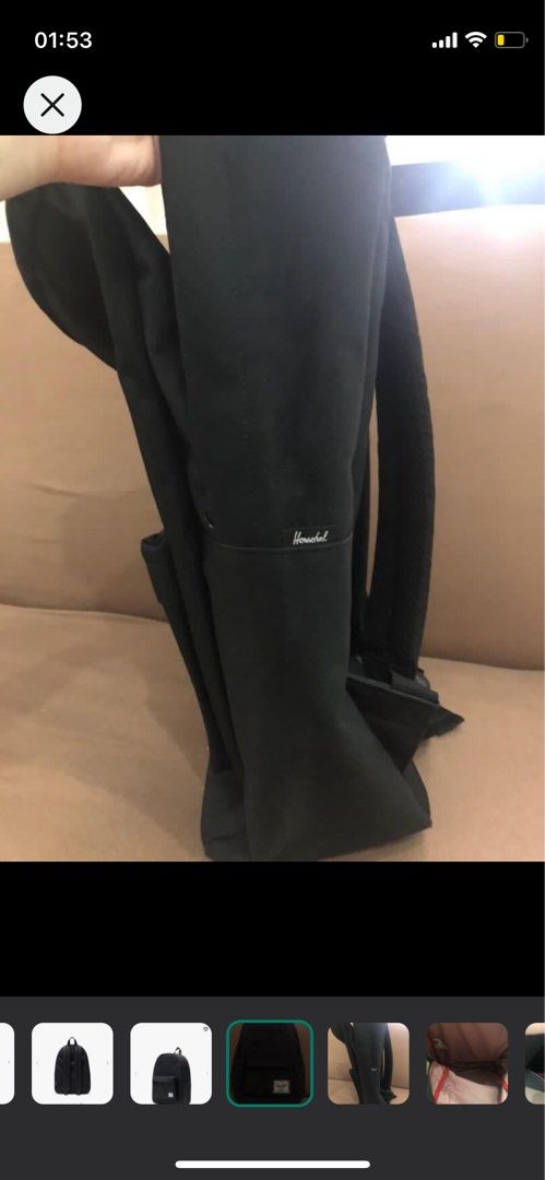 Herschel Black backpack (Category: Backpacks) located in Taguig. Submitted by raspb (Listing ID 1301296071, Image 3). Description: 18.5” and 15” :) Original! Only thing is the backpack I’m selling has just the zipper, without the rope thing on the zip. Used only a few times. No issues. Great condition.