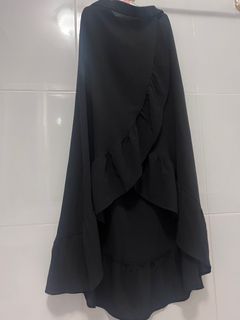 H&M Black Side Tie Skirt