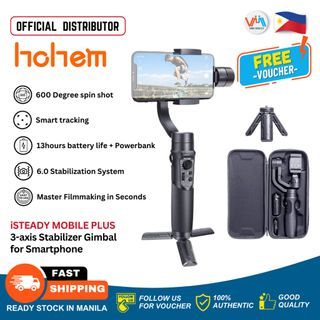 Hohem iSteady Mobile Plus 3Axis Handheld Smartphone Gimbal Stabilizer for Phones Gimbal for Vlogging