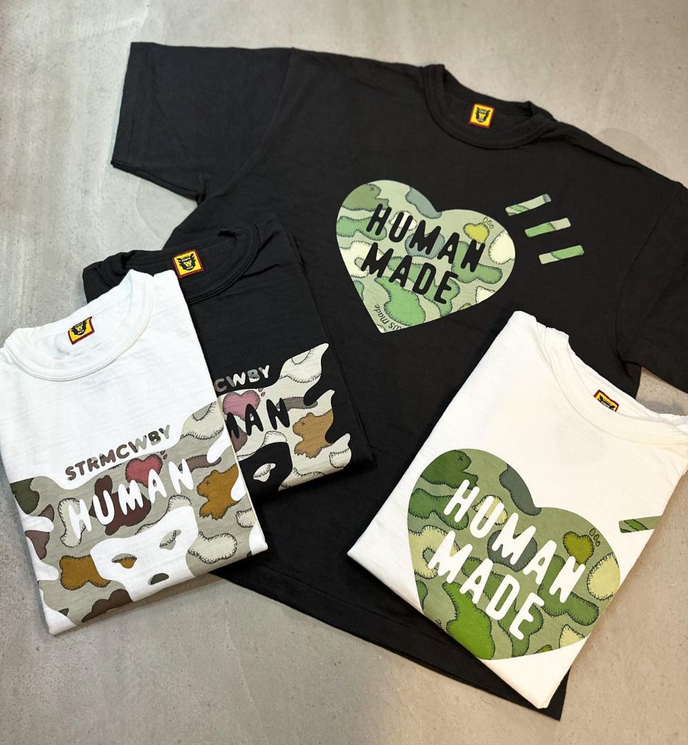 Human Made KAWS MADE GRAPHIC T-SHIRT Tee T恤, 男裝, 上身及套裝, T