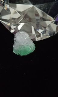 Icy jade buddha pendant