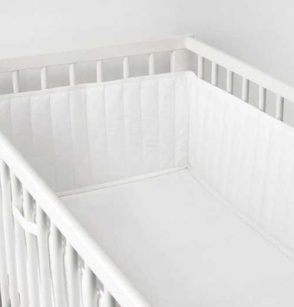 IKEA baby cot bumper pad Babies Kids Baby Nursery Kids Furniture Childrens Beds on Carousell