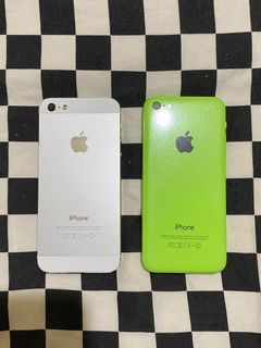 Iphone 5 and 5c for parts or pwede pa repair * see pictures and read description *