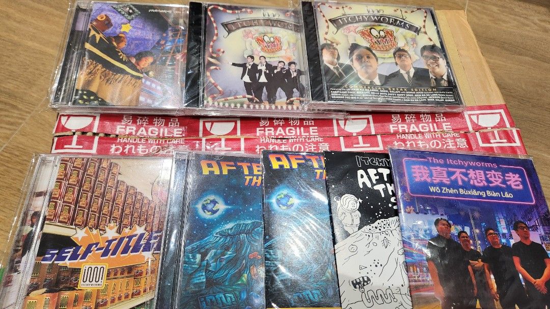Itchyworms Set Rare OPM CDs (Category: CDs & DVDs) located in Manila. Submitted by vectorsigma (Listing ID 1301270789, Image 1). Description: - sold as set only - all are in mint condition - minor dirt and smudges might be present - buyer shoulders shipping cost - LBC only - bank or gcash - PM for questions TY.