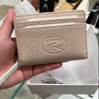 Lacoste zip card holder wallet coin purse