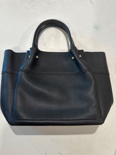Ladies  Black  Leather 2 way Bag