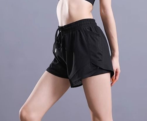 Ladies black sports shorts online