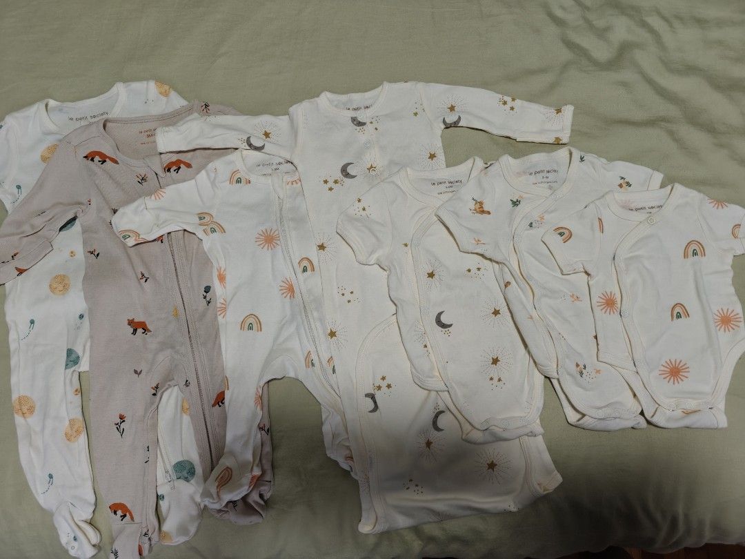 Le Petit Society Onesies, Sleepsuits Gown, Babies Kids, Babies