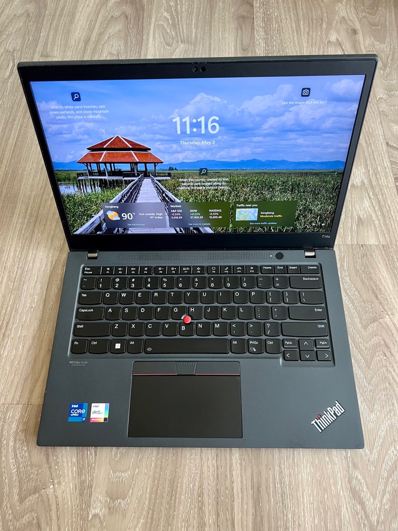Lenovo ThinkPad T14 Gen 2 – 14" I7-1185G7, 32Go RAM, 1To SSD, W11 Pro, Reconditionné