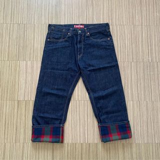 LEVI’S x Eye Junya Watanabe MAN - Back Pocket Check Design Denim Jeans