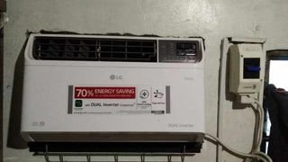 LG dual inverter 0.8hp with insurance