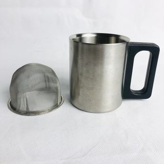 Linsware Stainless Steel Outdoor Camping Cup With Tea And Coffee Strainer