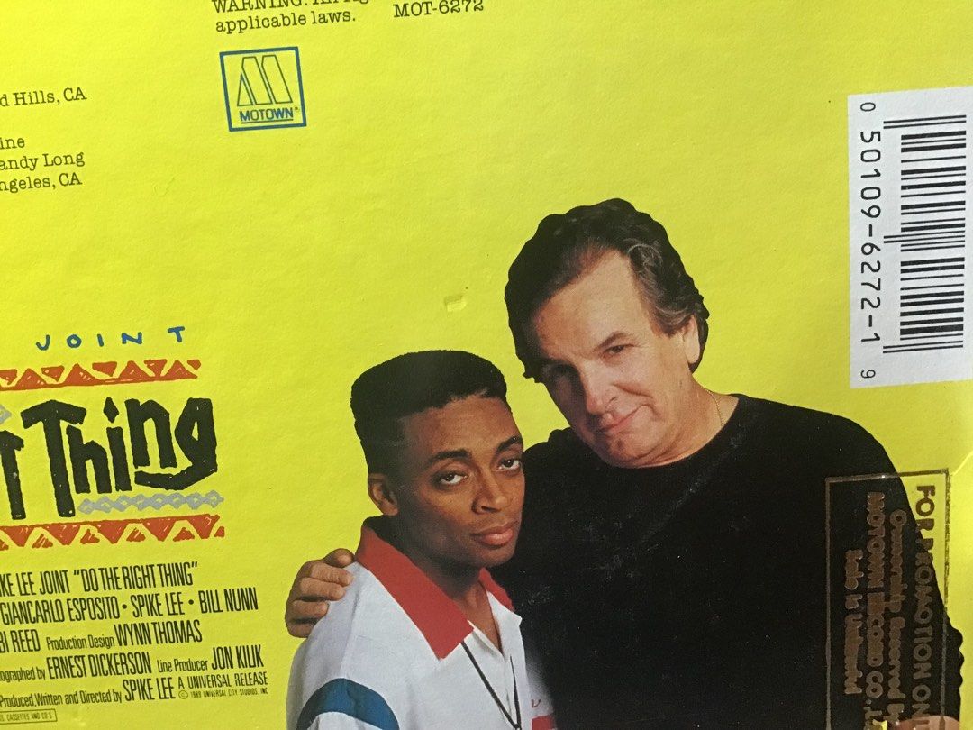 Original Soundtrack Do The Right Thing US Vinyl LP