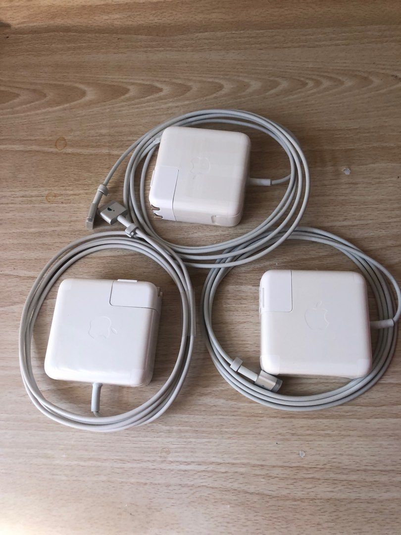 Magsafe 2 45watts Macbook Charger (Category: Chargers & Cables) located in Pasig City. Submitted by lailahbeauty (Listing ID 1301188685, Image 1). Description: Onhand for sale Magsafe 2 45w for MacBook charger. Judge the photos for more details. I can shipping nationwide. Best Seller! More stocks available. For more details you can contact me directly. Shipped via lalamove, lbc and j&t.