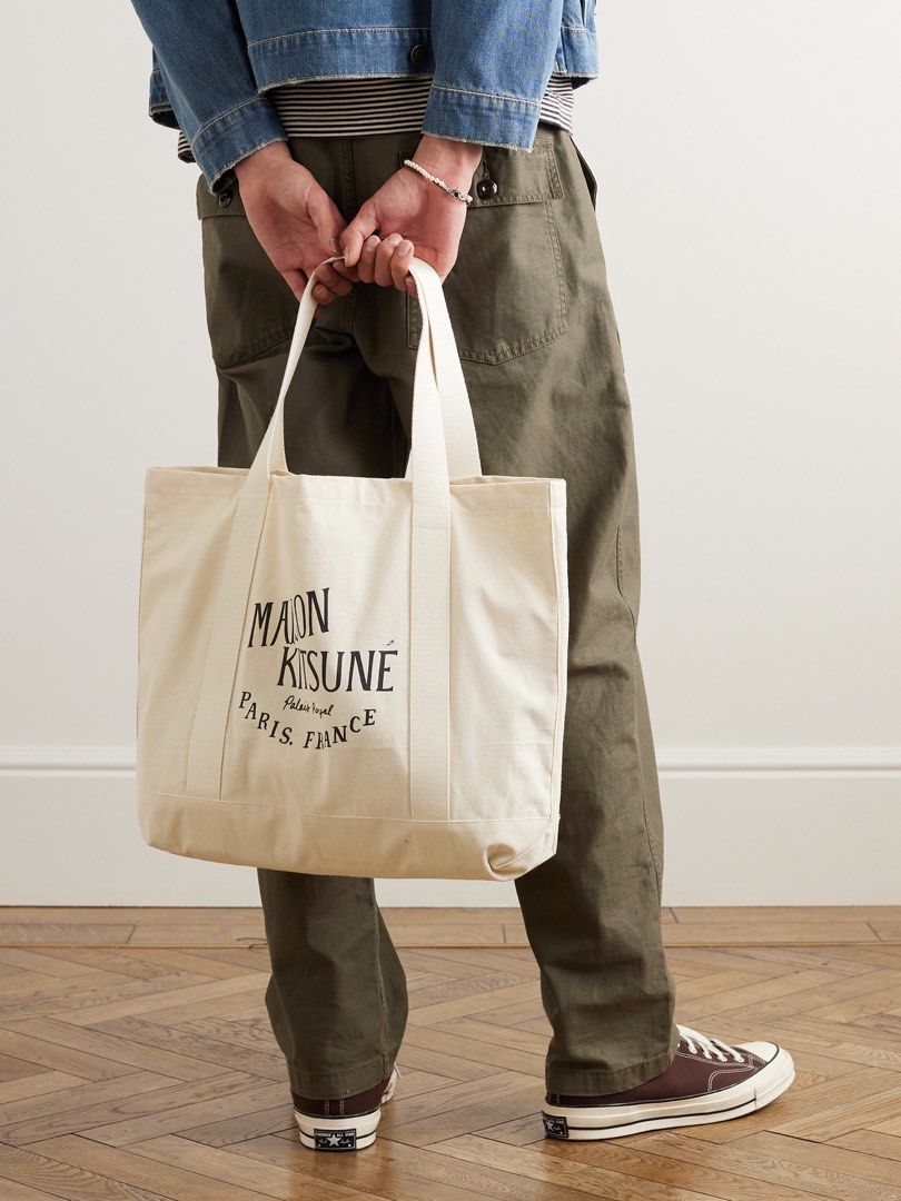Maison kitsune tote new arrivals