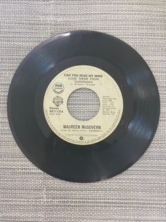 Maureen McGovern - Can You Read My Mind - Superman Theme - Original Music Vinyl Plaka 45 rpm - Used