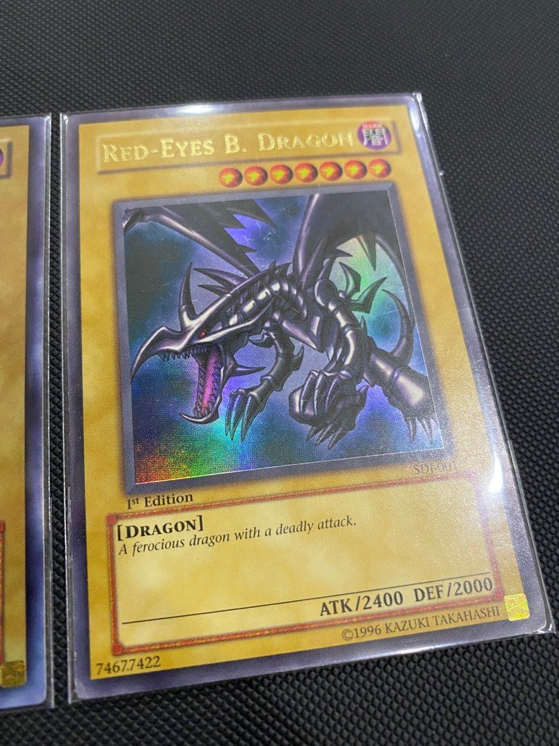 mcdonald's yugioh x hello kitty collection red eyes black dragon and