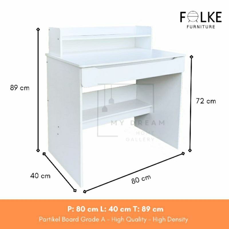 Meja Belajar Alba | Meja Kerja | Meja Kasir | Meja Kantor | Meja TV