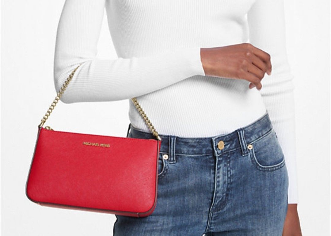 Jet set medium saffiano leather crossbody clearance