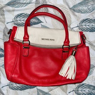 Michael Kors Red White Bag