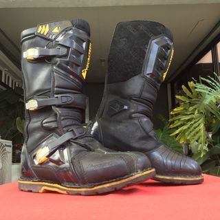 MOTORCYCLE ADVENTURE BOOTS TOURATECH DESTINO BLACK Size 11US