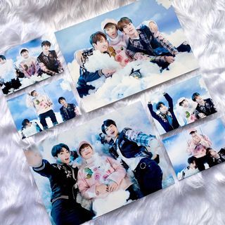 namjinkook unit the wings tour mini photocard and paper frame (bts pc namjoon rm seokjin jin jungkook jk)