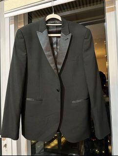 Next Tailoring Black Coat for Men