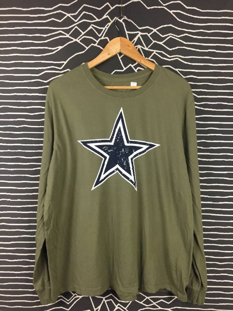Dallas cowboys salute to service long sleeve shirt sales