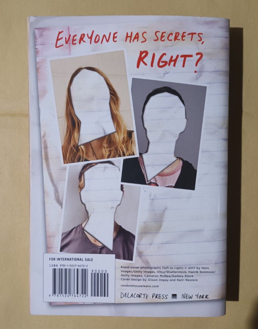 One of Us Is Lying (PB) (Category: Storybooks) located in Caloocan City. Submitted by declutzliz (Listing ID 1292869753, Image 3). Description: One of Us Is Lying | K. M. McManus Php 240 + sf Book condition: slight crease in spine, writing (name and date) on the last back page; tanning, foxing, but complete and intact pages RFS: Finished reading, decluttering Note/s: - preloved book - last price posted - Item/s is considered sold once payed and a