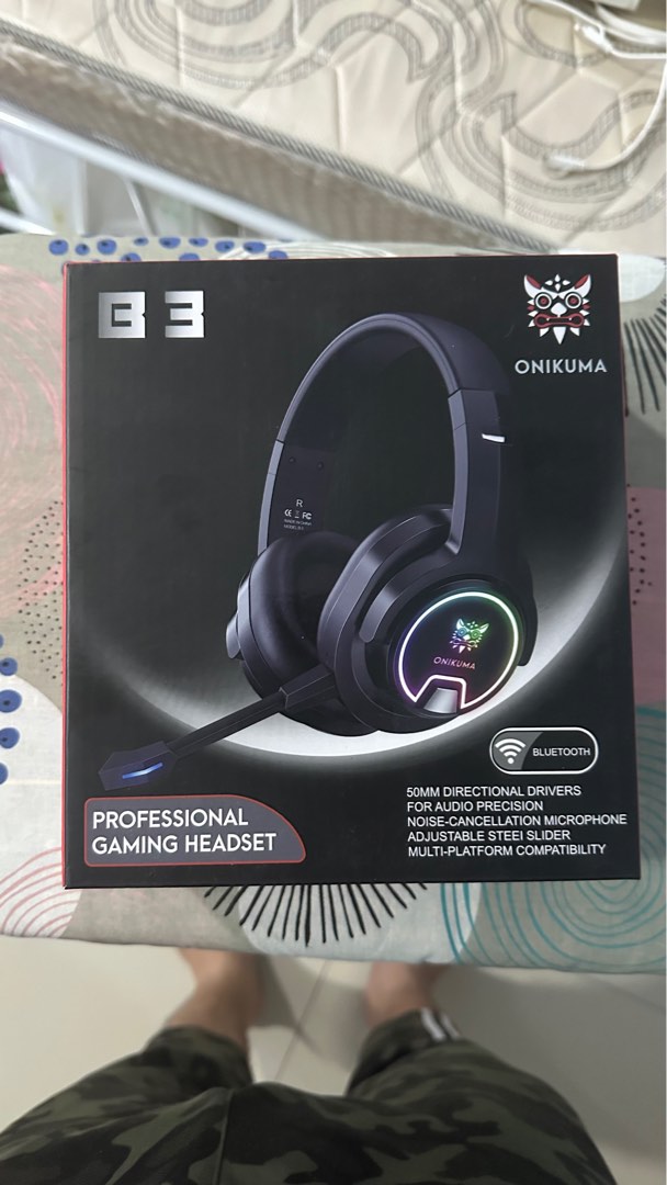 ONIKUMA B3 Dual Mode Bluetooth 5.0 Wireless RGB Professional Gaming