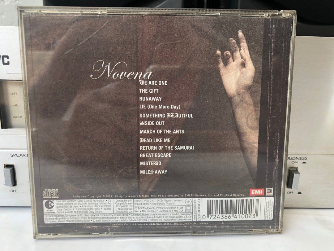 OPM CD Slapshock Novena (Category: CDs & DVDs) located in Paranaque City. Submitted by rookie33 (Listing ID 1301146072, Image 2). Description: location- Paranaque Gcash.