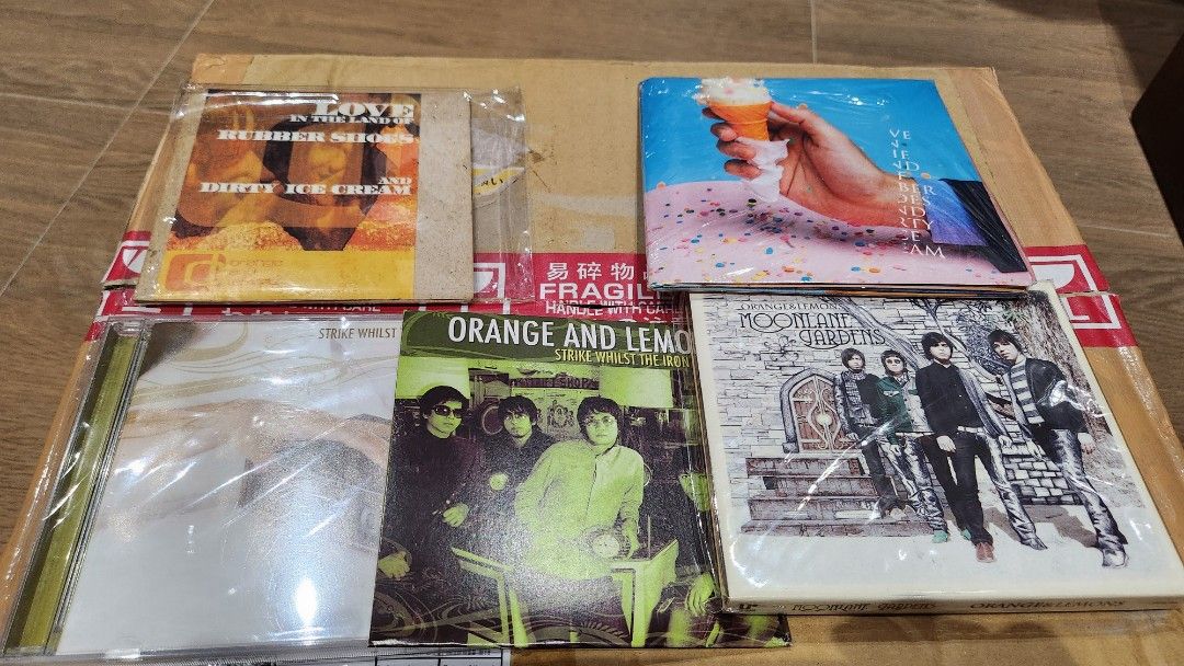 Orange and Lemons Set Rare OPM CDs (Category: CDs & DVDs) located in Manila. Submitted by vectorsigma (Listing ID 1301271348, Image 1). Description: - sold as set only - mint condition - minor dirt and smudges might be present - buyer shoulders shipping cost - LBC only - bank or gcash - PM for questions TY.