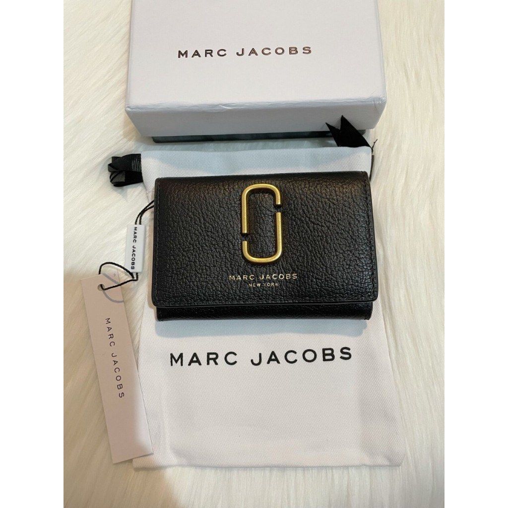 Original NEW Marc Jacobs Wallet Dompet MJ Black
