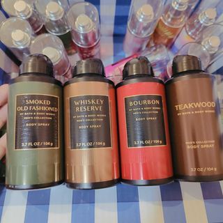 Original Smoked Old-fashioned/ Whiskey Reserve / Bourbon/ Teakwood Men's Spray Bath & Body Works