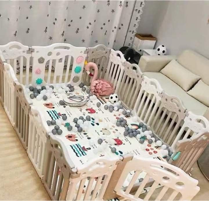 Playpen with Balls and Mat (Category: Infant Playtime) located in Manila. Submitted by tindahanniatelizcehl (Listing ID 1301219903, Image 1). Description: Playpen with balls/basket/mat 10+2 rs :Php.2,900 (gray and pink ) 12 + 2 gray rs : Php.3,200 (gray and pink) 16+2 rs : Php.4,200 (Pink and gray).