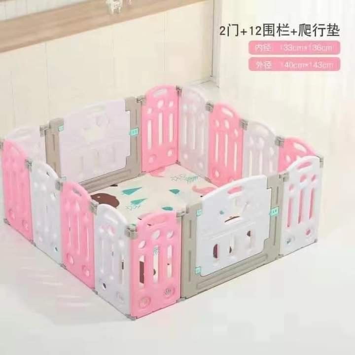 Playpen with Balls and Mat (Category: Infant Playtime) located in Manila. Submitted by tindahanniatelizcehl (Listing ID 1301219903, Image 3). Description: Playpen with balls/basket/mat 10+2 rs :Php.2,900 (gray and pink ) 12 + 2 gray rs : Php.3,200 (gray and pink) 16+2 rs : Php.4,200 (Pink and gray).