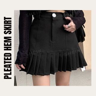 Pleated Hem Skirt (with inner shorts)