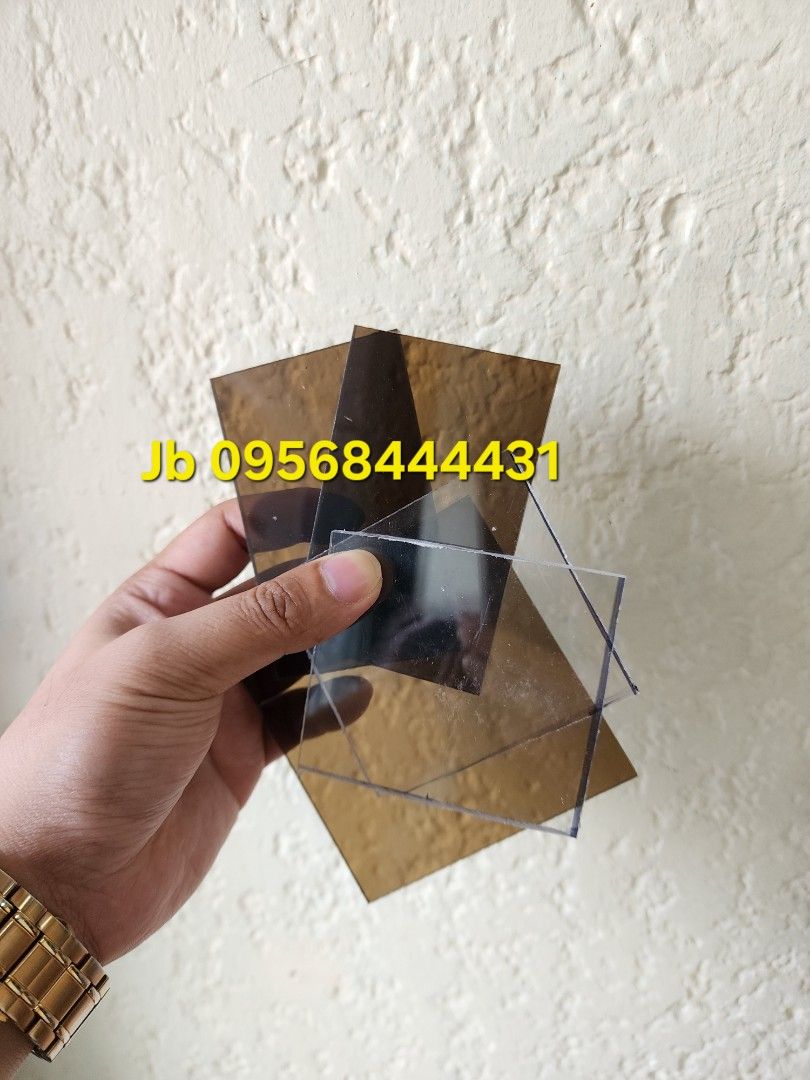 Polycarbonate direct supplier for roofing * negotiable (Category: Construction & Building Materials) located in Manila. Submitted by jssssss01 (Listing ID 1301189020, Image 3). Description: Size & Thickness for Solid Polycarbonate Sheet 2mm thickness 4ft x 8ft Php525/Ln.ft. x 8ft = P4,200/sheet 3mm thickness 4ft x 8ft 783/ln.ft. x 8ft =P6,264/sheet 4.5mm thickness 4ft x 8ft 1,175/Ln.ft. x 8ft =P9,400/sheet 6mm thickness 4ft x 8ft 11,500/sheet 6mm