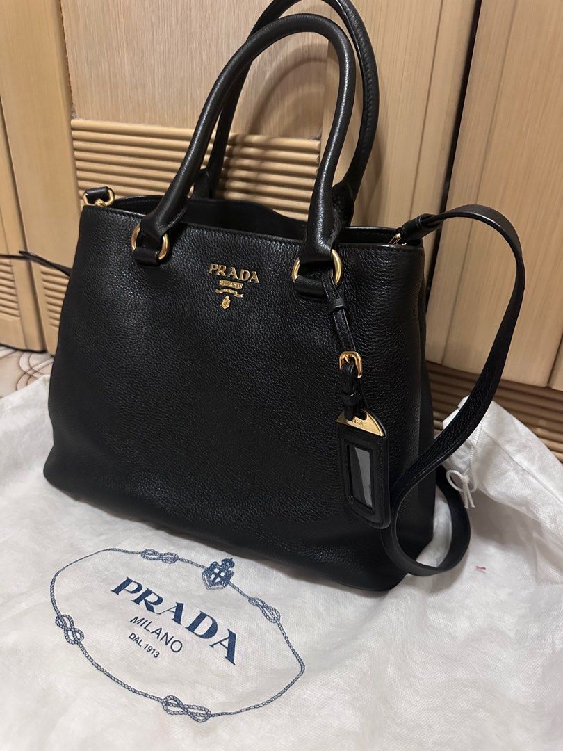 Prada borsa a mano vitello phenix top